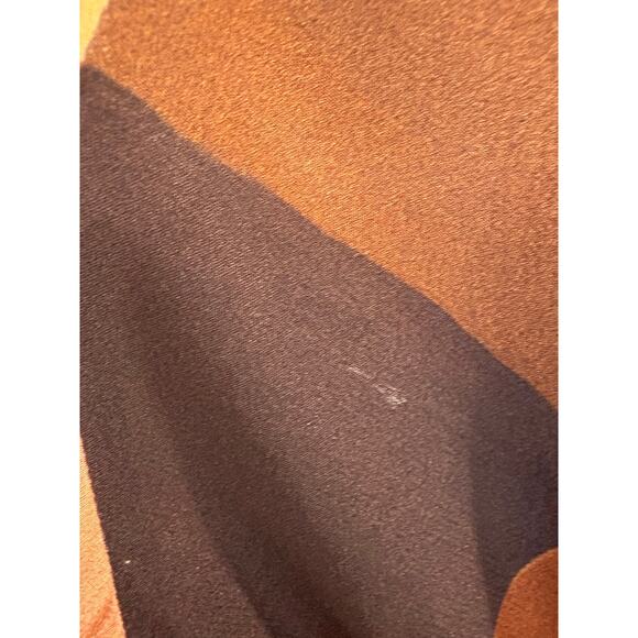 A.L.C. Amira Cutout Ruched Color-block Stretch-silk Dress - Picture 6 of 12